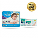 Vigo baby diaper size Xl (15+kg) pack of 28 Buy 2 get 1 wipes free