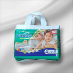 Prado Baby Diapers Size 4 (Large 9–14 kg) – Pack of 32 Buy 2 get 1 wipes free