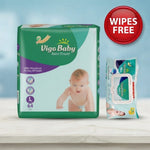 Vigo Size L (7–15 kg) – Value Pack of 64 Diapers + Free wipes