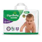 Vigo Baby diapers Size L (large) 7-15 kg pack of 32 Buy 2 get 1 wipes free