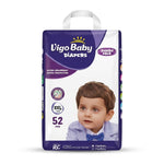 Vigo baby diaper size XXl (17+kg) pack of 52 + Free wipes