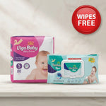 Vigo SoftCare Baby Diapers – Size S (3–6 kg) | Bulk Pack of 80 + Free wipes
